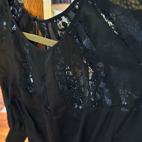 Anthropologie Aijek 100% Silk Lace Insert Shift 4 - Picture 10 of 12